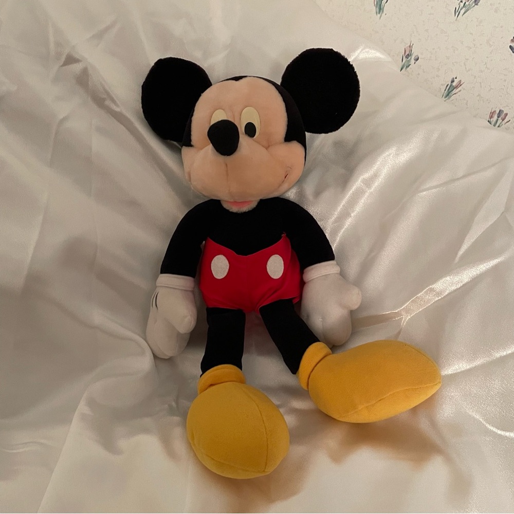 Disney Mickey Mouse Plush with Red Shorts and Yellow Shoes